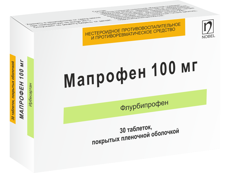 Мапрофен 100мг 30 таблеток