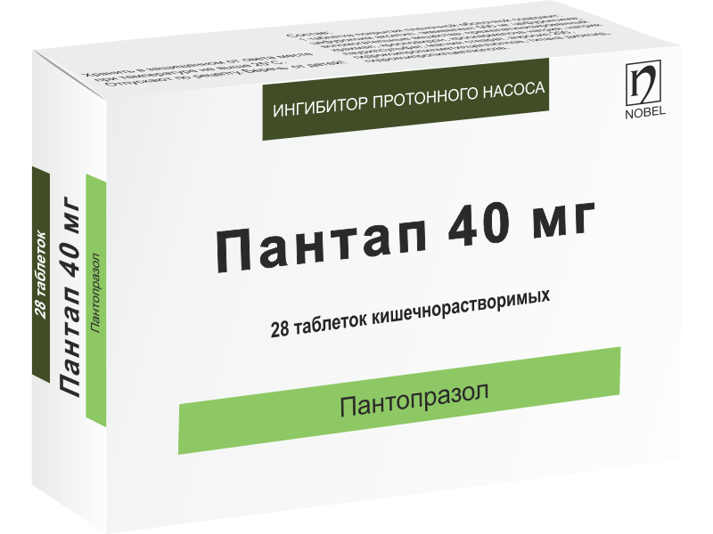 Пантап 40мг 28 таблеток