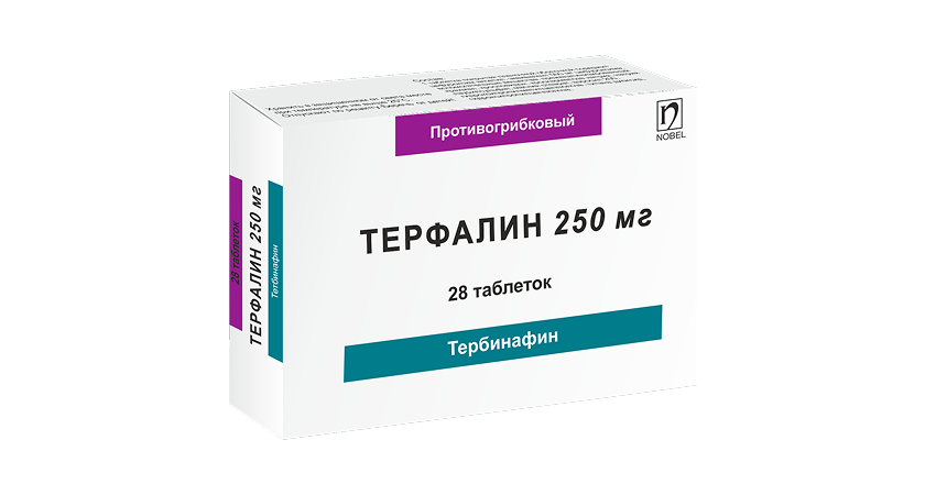 Терфалин 250 мг 28 таблеток